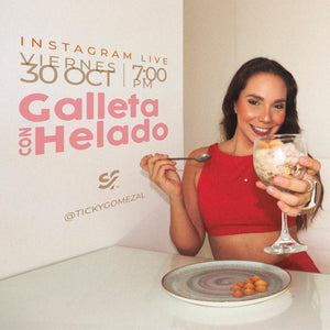 RECETA: Galleta con Helado con @Tickygomezal by SOTIUFIT